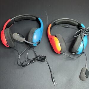 PDP LVL40 Blue/Red Over the Ear Wired Gaming Headset for Nintendo Switch